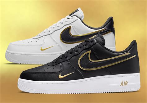 nike air force 1 mini gold swoosh|air force 1 clearance sale.